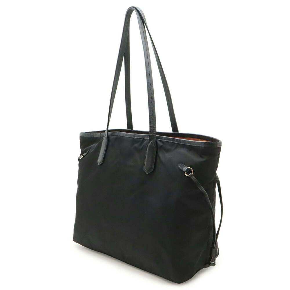 PRADA Black Leather Shoulder Bag - Picture 3 of 10